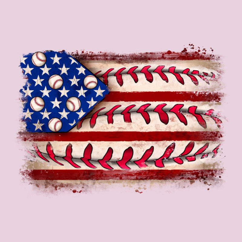 Baseball American Flag Ladies Tee by Neo Western | Teevron