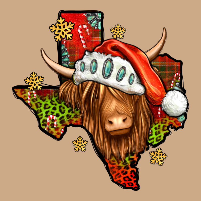 Shaggy Cow Texas Christmas Vintage Hoodie by Jasminsmagicworld | Teevron