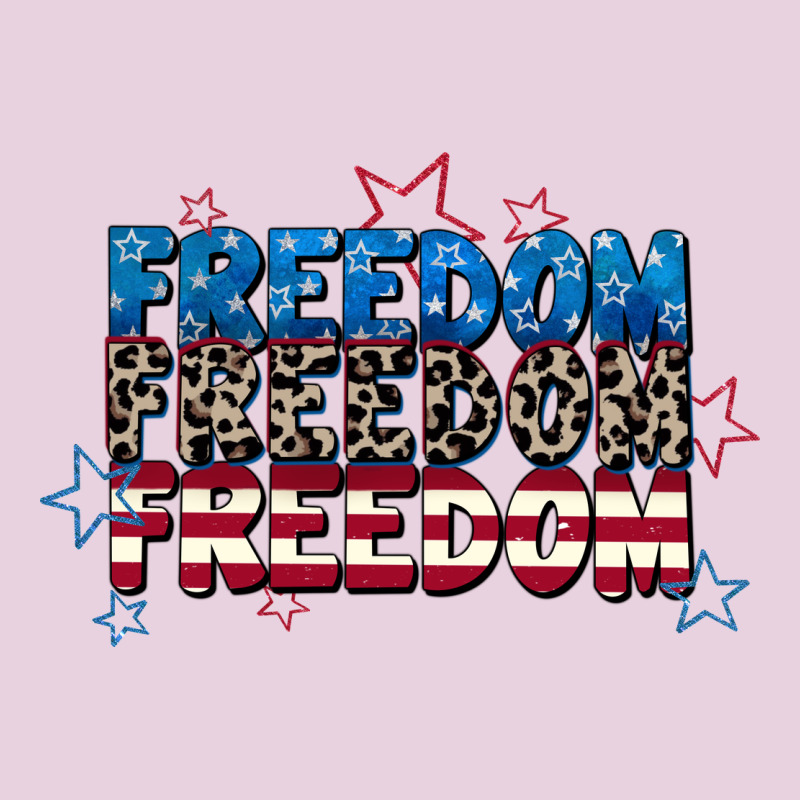 Freedom Freedom Freedom 4th Of July Ladies Tee by CowGirlArtShop | Teevron