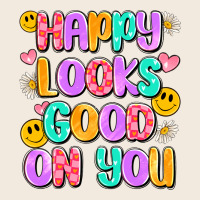 Happy Looks Good On You Zipper Hoodie | Teevron