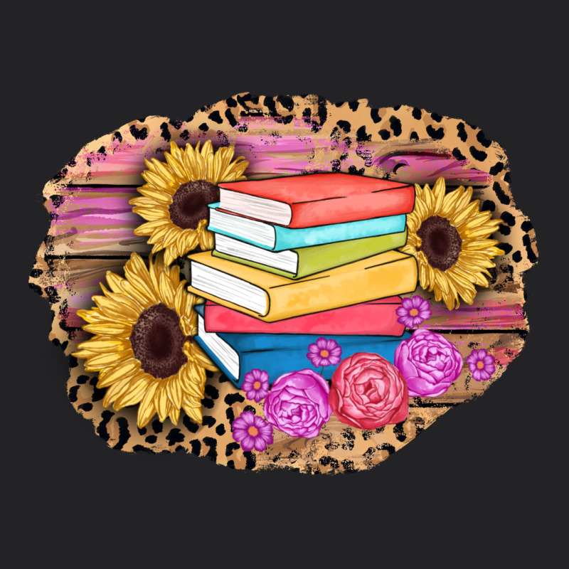 Books Sunflower Back To School Background Vintage Tee by AdoDesignShop | Teevron