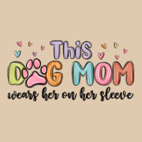 This Dog Mom Wears Her Heart On Her Sleeve Heavyweight Sweatshirt | Teevron