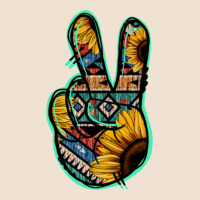 Aztec Sunflower Peace Sign Urban Heavy Tee | Teevron