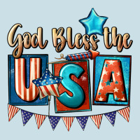 God Bless The Usa 4th Of July Ladies Tee | Teevron