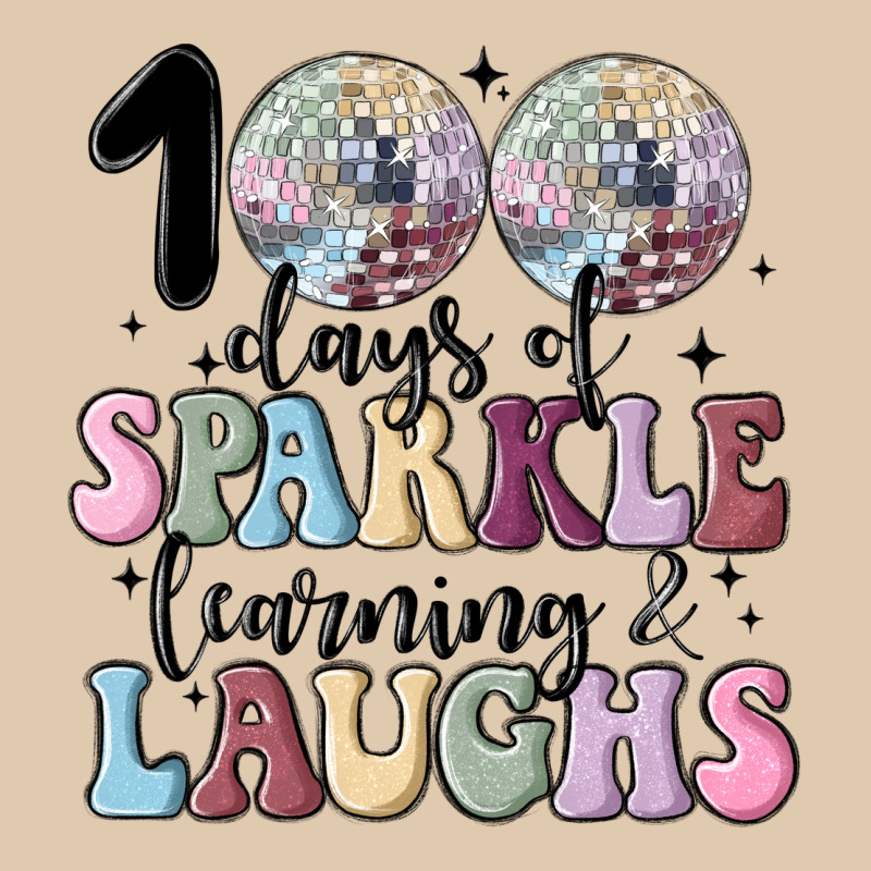 100 Days Of Sparkle Learning And Laugh Faux Sequin Heavyweight Sweatshirt by MaliasSmallBusiness | Teevron