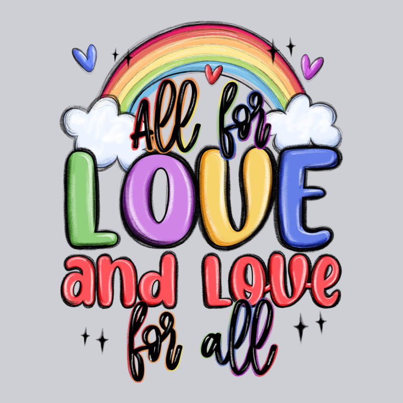 All For Love And Love For All Heavyweight Sweatshirt by MaliasSmallBusiness | Teevron