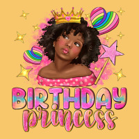 Birthday Princess With Afro Girl Vintage Hoodie | Teevron