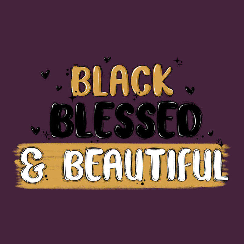 Black Blessed & Beautiful Classic Tee by MaliasSmallBusiness | Teevron