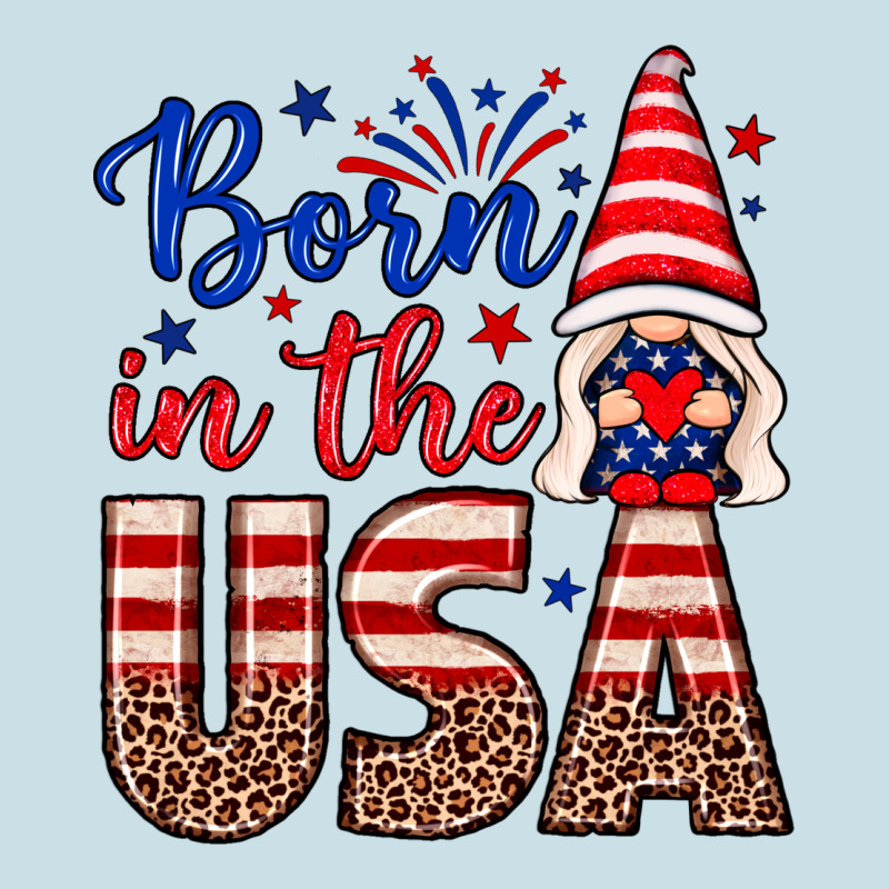 Born In The Usa Gnome Ladies Tee by Neo Western | Teevron