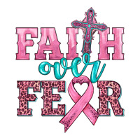faith over fear with cross and ribbon | Teevron