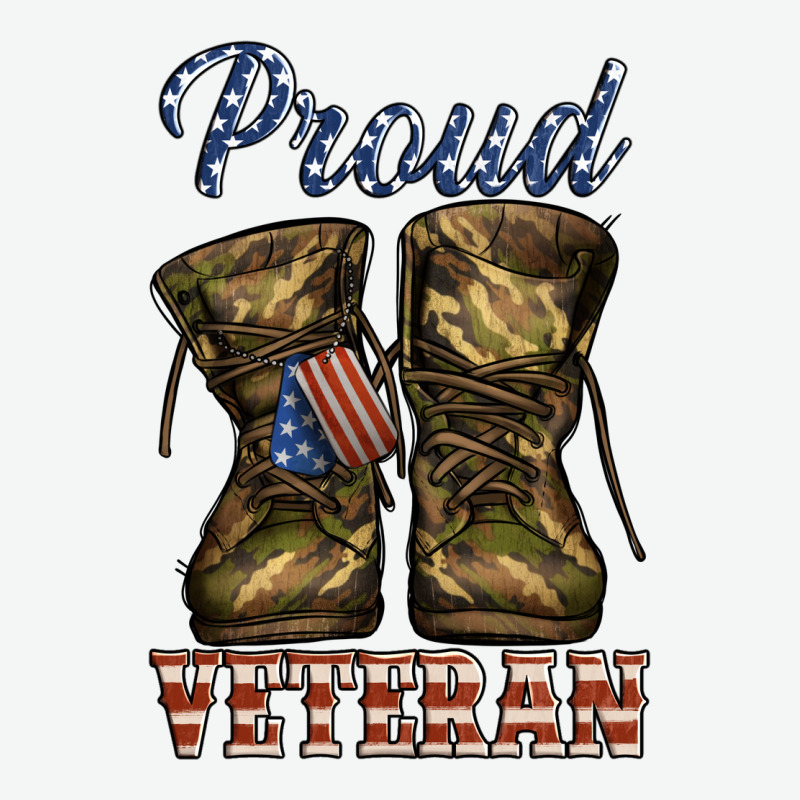 Proud Veteran Camo Shoes Urban Heavy Tee by Jasminsmagicworld | Teevron