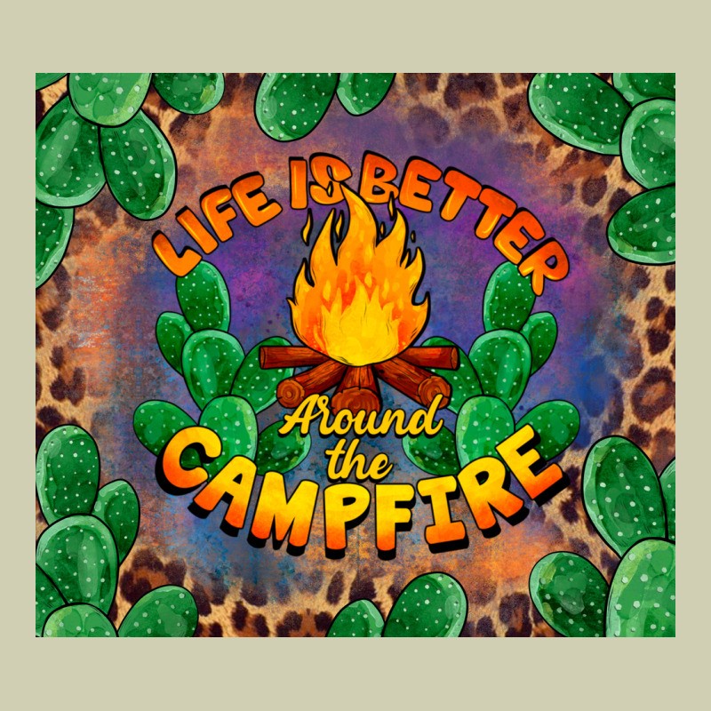 Life Is Better Around The Campfire Heavy Core Tee by BarkalooDesign | Teevron
