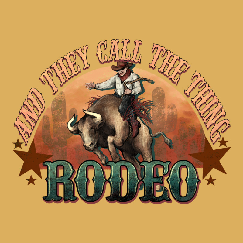And They Call The Thing Rodeo Bull Bullfighter Premium Hoodie by HowdyJamesFarm | Teevron