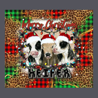 Merry Christmas Heifer Vintage Hoodie | Teevron
