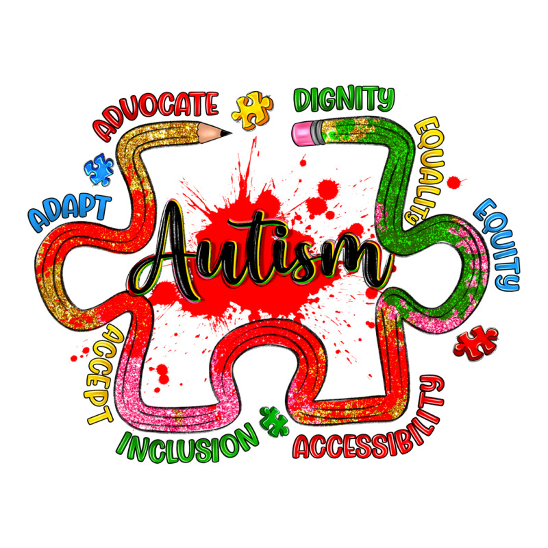 Autism Teacher Pencil Zipper Hoodie by Artiststas | Teevron