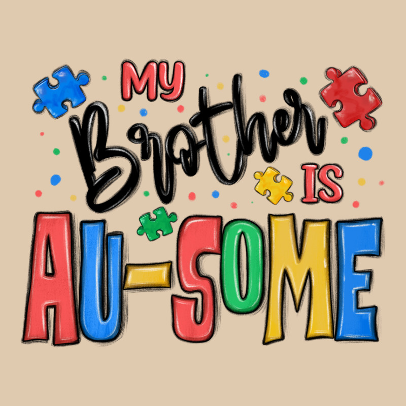My Brother Is Ausome Autism Heavyweight Sweatshirt by MaliasSmallBusiness | Teevron