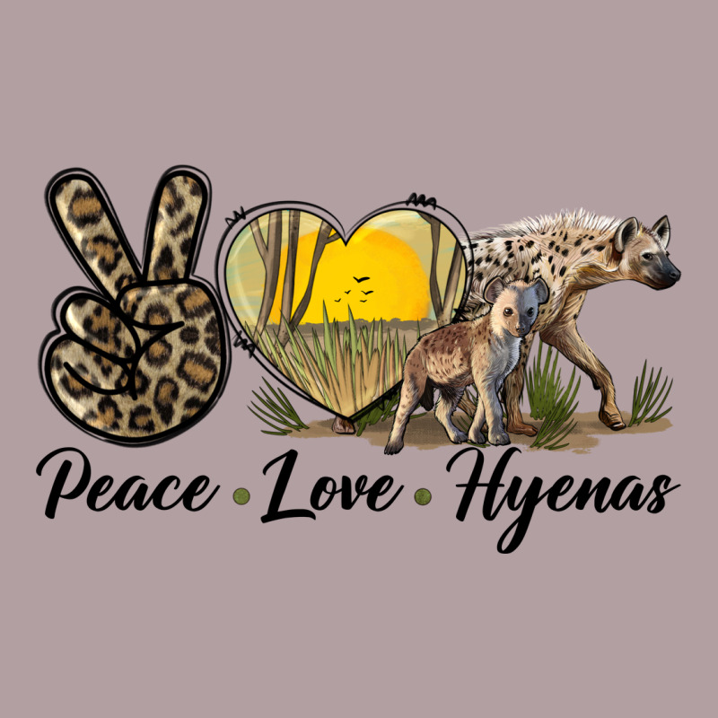 Peace Love Hyenas Vintage Hoodie by LillyAllenDesigns | Teevron