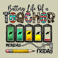 Battery Life Of A Teacher Monday Friday Heavy Core Tee | Teevron