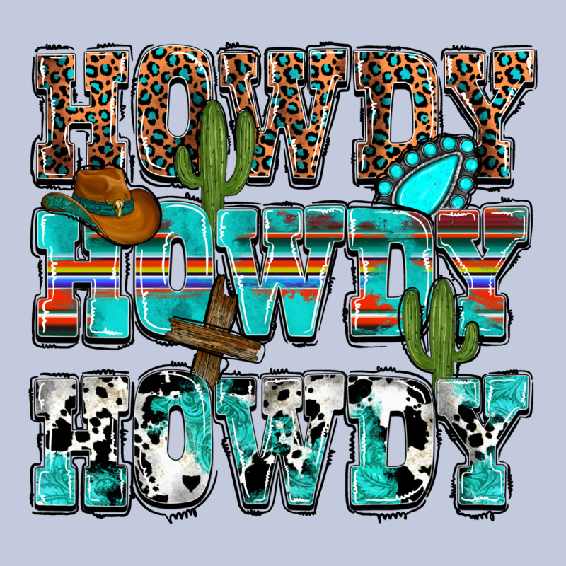 Western Howdy Howdy Howdy Long Sleeve Tee by NancyCooperArtShop | Teevron