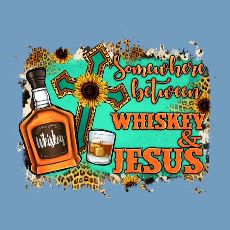 Somewhere Between Whiskey And Jesus Urban Heavy Tee by Jasminsmagicworld | Teevron