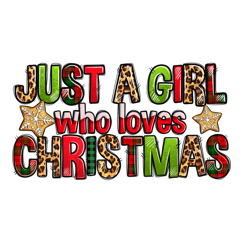 Just A Girl Who Loves Christmas With Cookies Premium Tee by FaDigitalArtStudio | Teevron