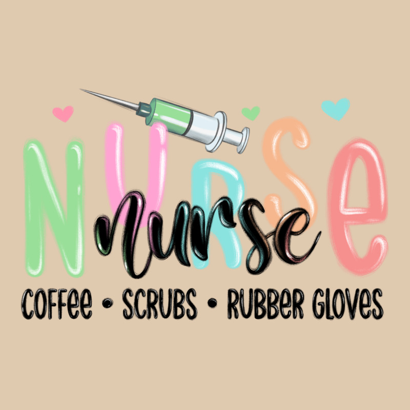 Coffee Scrubs Rubber Gloves Nurse Heavyweight Sweatshirt by MaliasSmallBusiness | Teevron