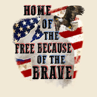 Home Of The Free Because Of The Brave 4th Of July Ladies Tee | Teevron