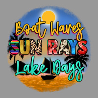 Boat Waves Sun Rays Lake Days Vintage Hoodie | Teevron