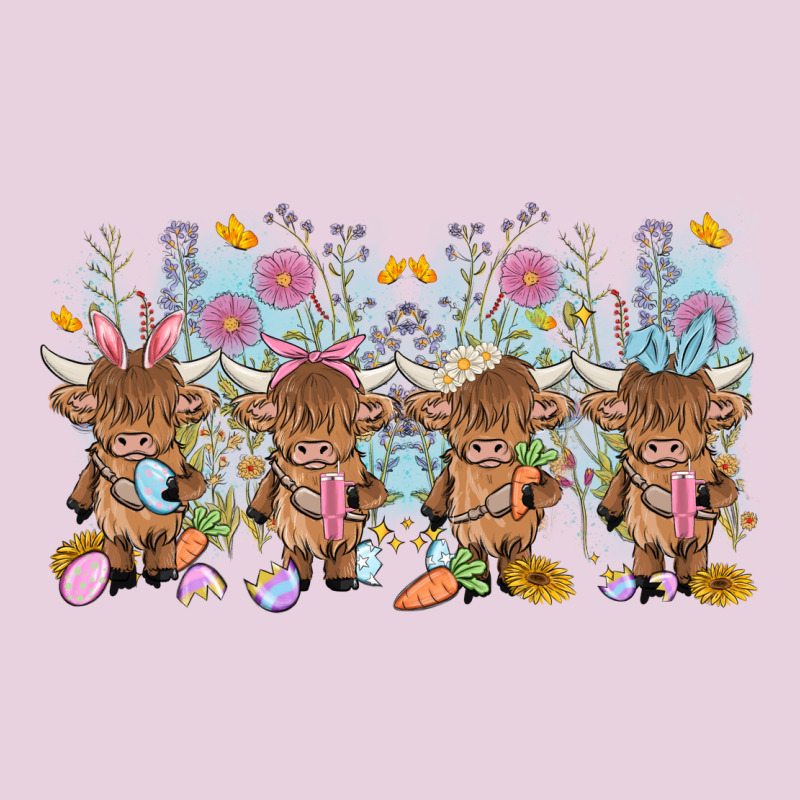 Easter Day Baby Highland Cow Classic Tee by MaliasSmallBusiness | Teevron
