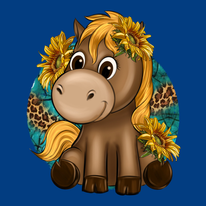 Cute Baby Horse Amd Sunflowers Premium Sweatshirt by texasbilliewilder | Teevron