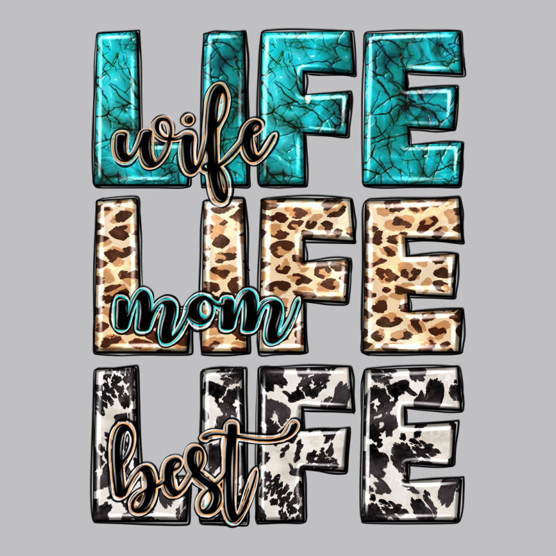 Wife Life Wife Mom Life Best Long Sleeve Tee by NancyCooperArtShop | Teevron
