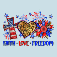 Faith Love Freedom Ladies Tee | Teevron