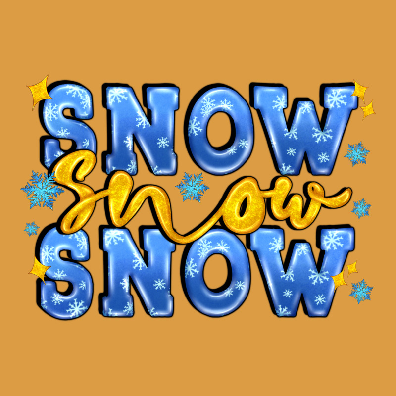 Snow Snow Snow With Sparkle Urban Heavy Tee by AdoDesignShop | Teevron