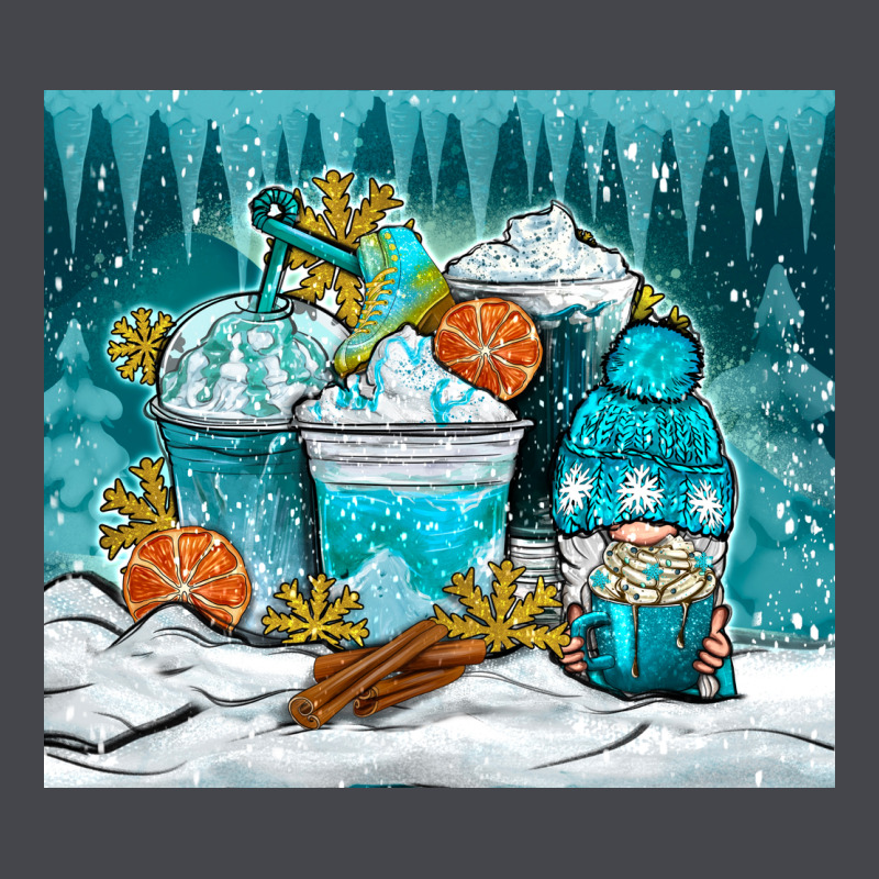 Winter Coffee Cups With Gnome Long Sleeve Tee by NancyCooperArtShop | Teevron