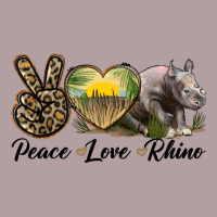 Peace Love Rhino Vintage Hoodie | Teevron