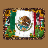 Mexican Flag Background With Cactus And Sunflower Vintage Tee | Teevron