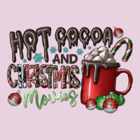 Hot Cocoa And Christmas Movies Ladies Tee | Teevron