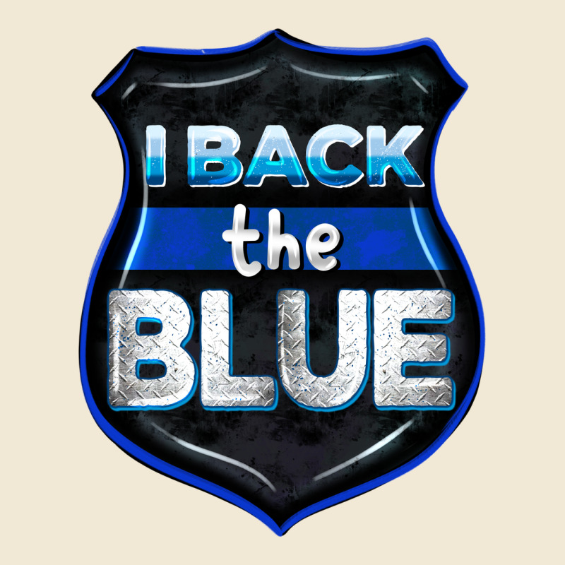 I Back The Blue 4th Of July Ladies Tee by CowGirlArtShop | Teevron