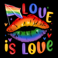 Love Is Love Lips Heavyweight Sweatshirt | Teevron