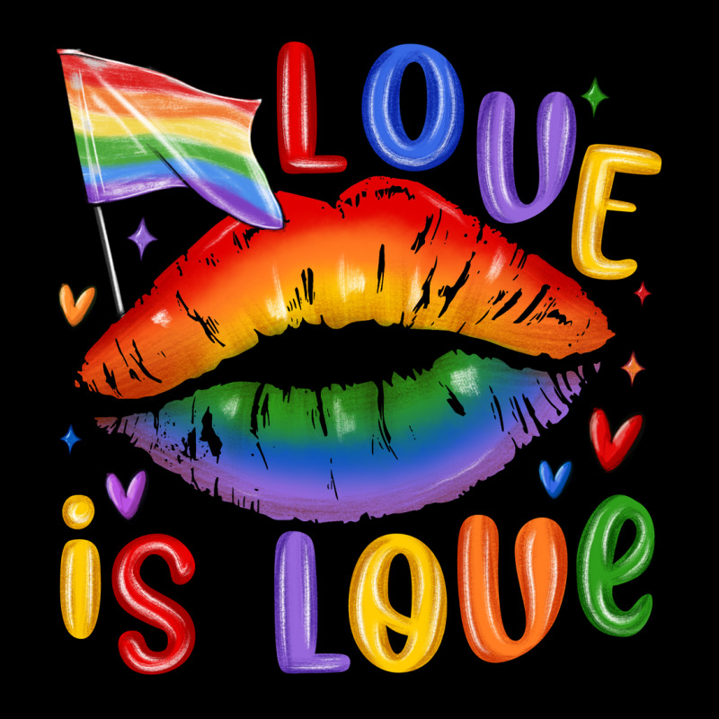 Love Is Love Lips Heavyweight Sweatshirt by MaliasSmallBusiness | Teevron