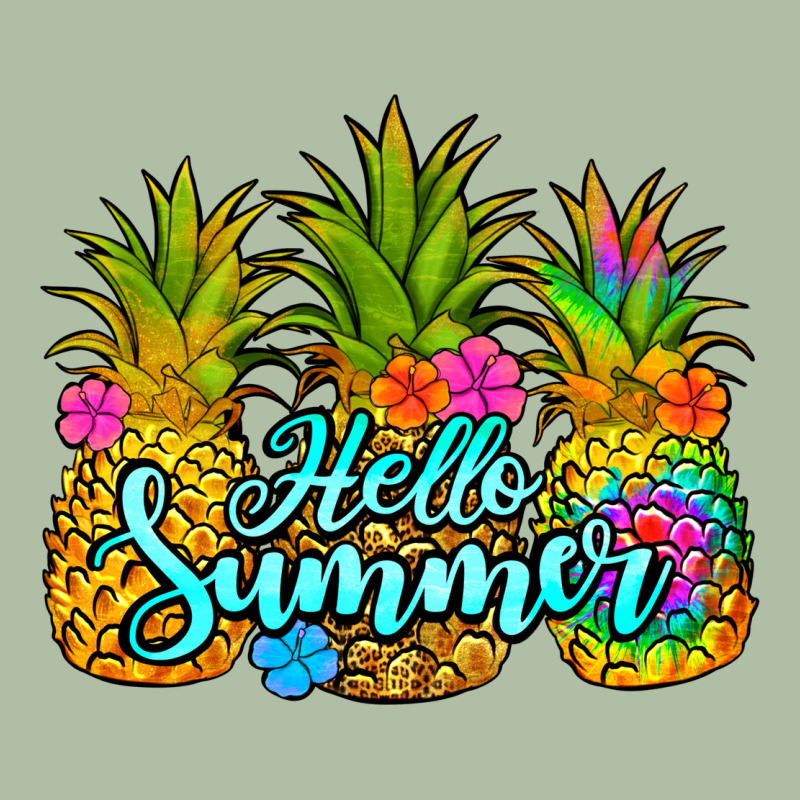Hello Summer Pineapple Urban Heavy Tee by Jasminsmagicworld | Teevron