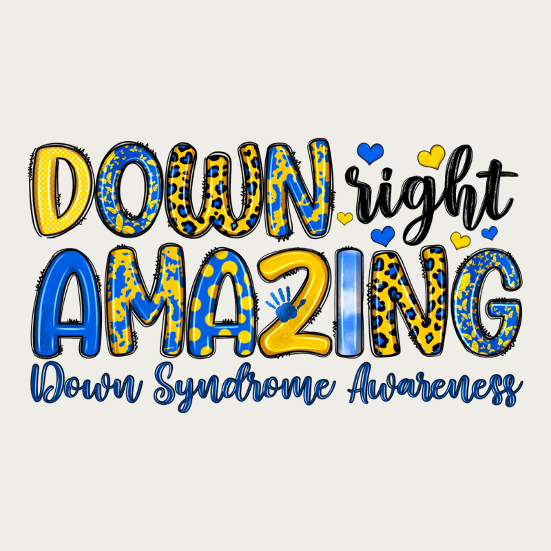 Down Right Amazing Down Syndrome Awareness Zipper Hoodie by Artiststas | Teevron