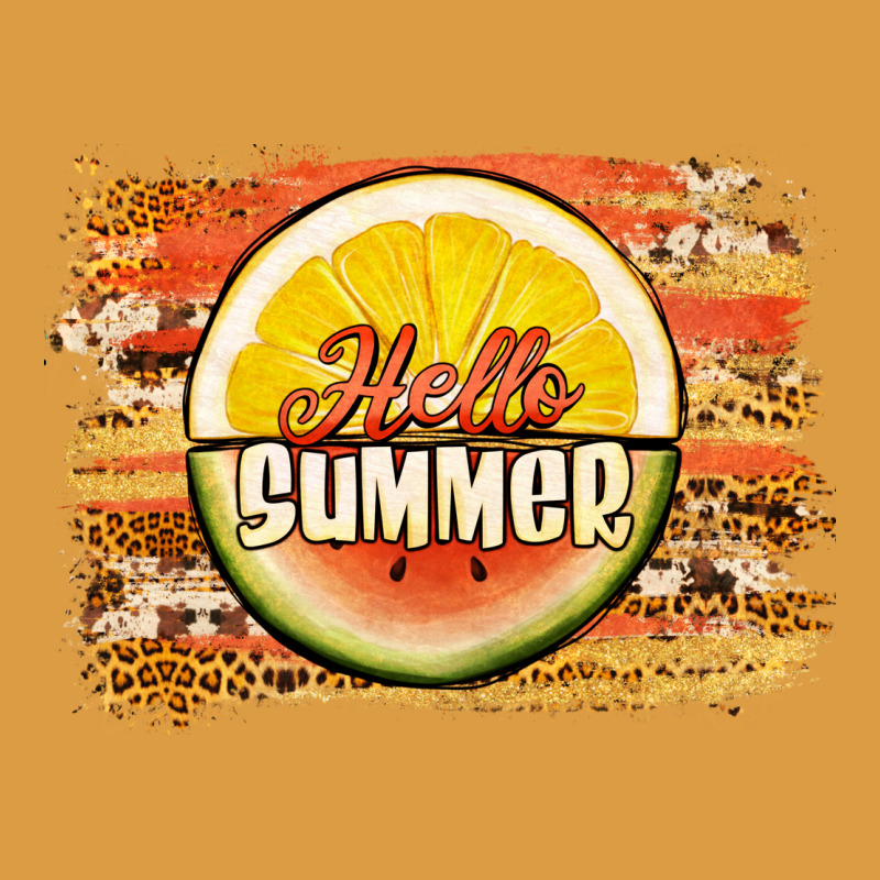 Hello Summer Watermelon Lemon Urban Heavy Tee by Jasminsmagicworld | Teevron