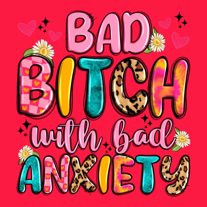 Bad Bitch With Bad Anxiety Zipper Hoodie by Artiststas | Teevron