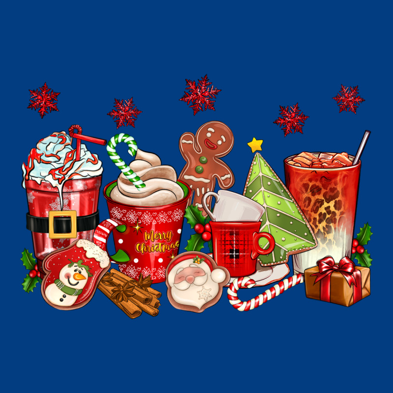 Christmas Coffee Cups Premium Sweatshirt by texasbilliewilder | Teevron