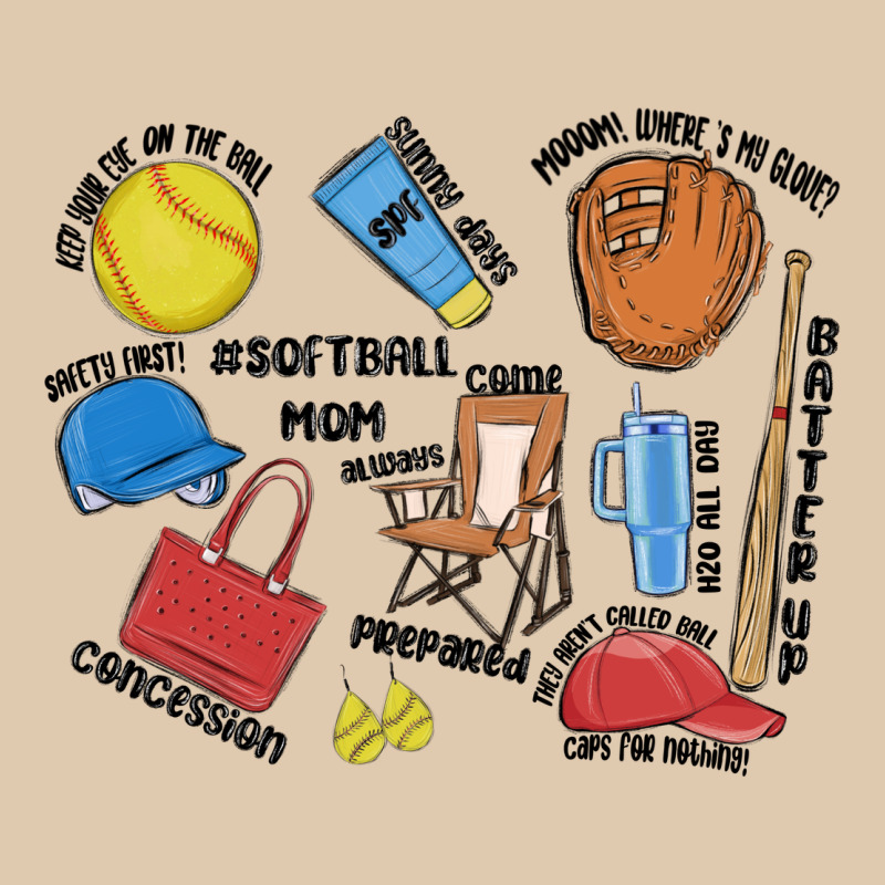 Softball Mom Heavyweight Sweatshirt by MaliasSmallBusiness | Teevron