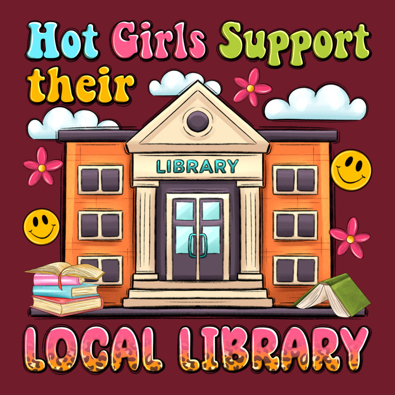 Hot Girls Support Their Local Library Zipper Hoodie by Artiststas | Teevron