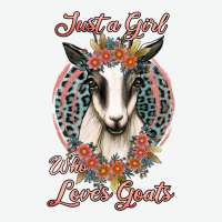 Just A Girl Who Loves Goats Urban Heavy Tee | Teevron