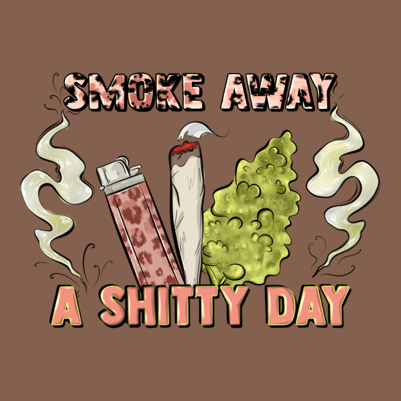 Smoke Away A Sh Tty Day Zipper Hoodie by Artiststas | Teevron