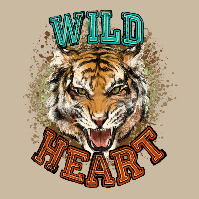 Wild Heart Tiger College Western Long Sleeve Tee by NancyCooperArtShop | Teevron